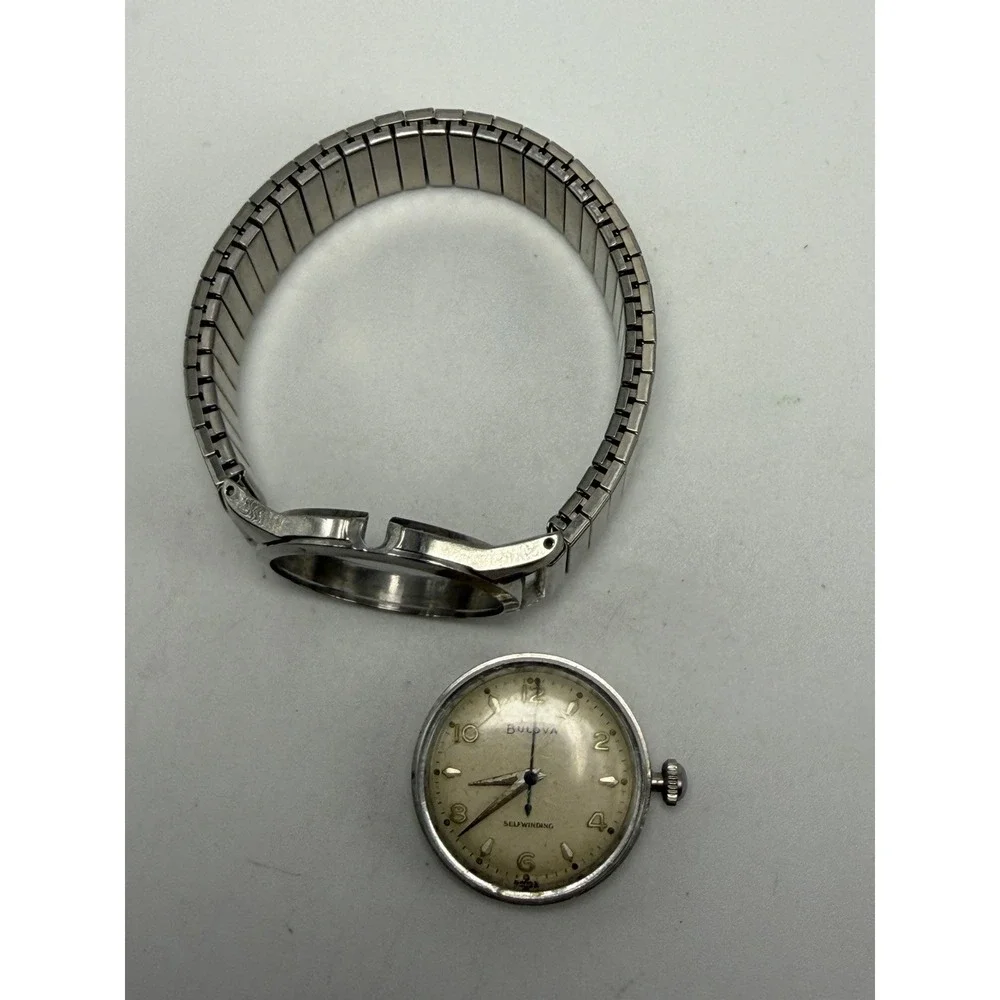 Bulova Selfwinding Automatic Working Mens Watch Vintage 33MM 6.5